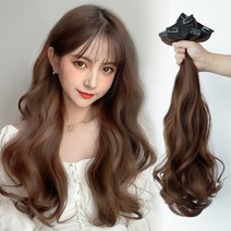 제이바비 강남 천호붙임머리 거지존 염색머리 여성, 상세이페이지 참고, 50cm 3장 블랙 브라운
