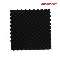 스튜디오 어쿠스틱 폼 패널 방음 케어 KTV 룸 벽 스폰지 타일 30x30x2cm 피스, 03 Black