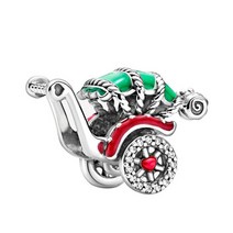 공예 부속 신제품 귀여운 녹색 수박 거북이 집 펜던트 판도라 참 팔찌 목걸이 액세서리 여성 DIY 쥬얼리, 07 BD-A0312