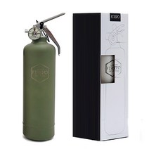 2023년 NEW 뉴 피레보 FIREVO 디자인 소화기 패키지형 / ABC 분말 예쁜 실용적 선물용 가정용, NEW 무광 그린 패키지