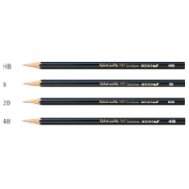 톰보연필4B 2B B HB연필3자루, 톰보4B, 4B