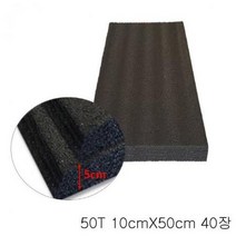 ForU483 검정 40개 발포 쿠션 스펀지, 반품불가-동의