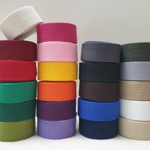 웨빙끈 에코백끈 면끈30미리23color 웨이빙23color 펠트 DIY 패키지, 진초록, 1개입