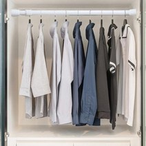 무타공 압축봉 원룸 커튼봉 건조대 옷걸이 못없이 베란다빨래, 상세페이지 참조3, 벤타샵1호 50-90cm