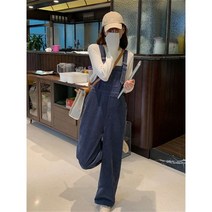 가을 점프수트 여성 멜빵바지 골덴 점프수트 겨울