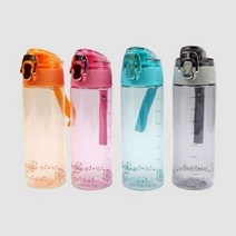 EMOLINE 트라이탄 거름망 티 텀블러 600ml, 아쿠아블루