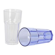 pc팔각컵 식당용 업소용 가정 물컵 음료컵, 5246, 청색