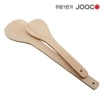 주방1번가 주코(JOOCO) 나무 장주걱 나무주걱 다용도 주걱, 소 / 400mm