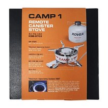 (정품)_+코베아 캠프1 국민버너 KGB-9703 케이스포함 휴대용스토브 캠핑용 필수품~, 1개