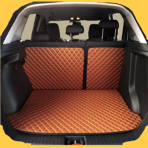 폴인 전차종맞춤 트렁크매트, GV80 7인승, 블랙-레드