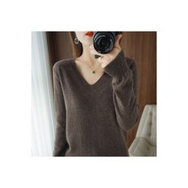 여성 스웨터 가을 겨울 니트 풀오버 v 넥 슬림 피트 Bottoming Shirt 솔리드 소프트 니트웨어 점퍼 기본