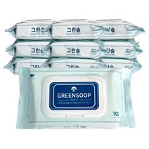 그린숲물티슈(100매)/30팩/캡형/고급물티슈