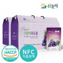 산들해 모두담은 포도즙, 60팩, 100ml