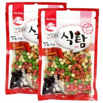 강아지 훈련 소프트간식 혼합져키 2개 말랑 맛있는 기호성 노견 기능성