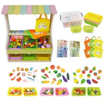 어린이집 보육원 유치원 아동시설 유아 상상력 사회성 발달 모형 시장놀이 세트