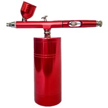 도색 스프레이 충전식 에어 브러쉬 락카 장난감 가구, 본체(레드) + 0.3 구경 에어브러시