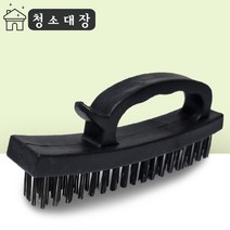 월드크린 울트라 블랙 손잡이 철 브러쉬 녹 껌 제거 불판 청소 솔 스크래퍼 유리창, 울트라블랙손잡이철브러쉬