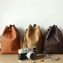 감성스터프 카메라 파우치 백 가방 캐논 소니 니콘 필름 미러리스 dslr 파티션 소 중 대 사이즈, 오렌지