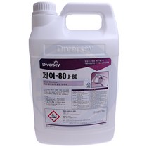 (주)SYB컴퍼니 다이버시 주방조리기구 살균 소독제 제이-80 급식실 HACCP 발판소독액, 1개, 3.75L