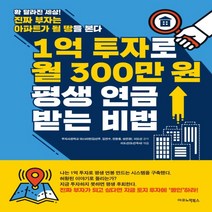 하나북스퀘어 1억 투자로 월 300만 원 평생 연금 받는 비법 확 달라진 세상 진짜 부자는 아파트가 될 땅을 본다