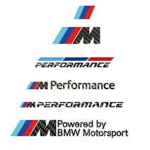 BMW M 차량용 데칼 스티커 카본 버젼, E타입, 30cm
