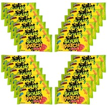 Sour Patch Kids Soft & Chewy Candy 사워패치 키즈 소프트 & 츄이 젤리 캔디 2oz(56g) 24팩