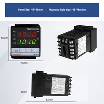 자동온도조절기 0.1 C/0.1 F 듀얼 디지털 PID 온도 컨트롤러 조절기 열 저항 열전대 릴레이 솔리드 스테이트 SSR 출력, CHINA, MC101