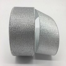 5yds/lot (1-1/2 인치 38mm) 실크 새틴 리본 폴리에스터 리본 결혼식 파티 크리스마스 색상, Silver