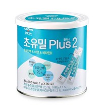 후디스 유아영양제 (new) 분유후디스 초유밀 플러스 2단계 초유단백질 비타민D 아연 어린이영양제 90g 1캔 1세트, 7세트