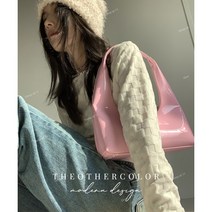 디아더컬러 여성 미니 스퀘어 애나멜 호보백 5컬러