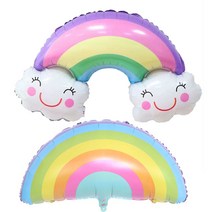 구름 무지개 풍선 생일파티, 마카롱 구름풍선