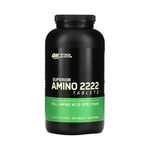 옵티멈뉴트리션 슈페리어 아미노 222탭스 320정 아미노산 웨이프로틴 펩타이드 대두프로틴