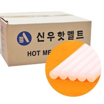 (1BOX) 신우핫멜트 글루건심 대형 220개입 스틱형