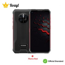 기기 이동 doogee v10 듀얼 5g 러기드 폰 8500mah 배터리 48mp 후면 카메라 33w 고속 충전 스마트폰 글로벌 버전 nfc, 공식 표준, 빨간색