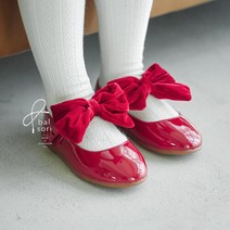 스위프 발소리 벨벳리본 유아동 키즈 베이비 주니어 여아구두