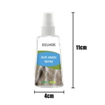 뿌리는다리미 1pcs 3060ml 헤어 정전기 방지 스프레이 정전기 방지 의류 밸런싱 스프레이 지속 안티 링클 홈 링클 앰프 정전기 제거 스프레이, 나(60ml)