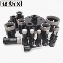 건식 코아드릴 코어 홀쇼 코아기 천공 배관 DT-DIATOOL 1 개 다이아몬드 드라이 드릴링 비트 구멍 톱 M14 스레드 드릴 세라믹 타일 도자기 전동 공구, [26] 1pc 100MM, [01] M14 thread