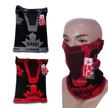 하후캐나다 국산 하후울트라(토탈)밴드 귀걸이 김서림방지 마스크, 블랙레드