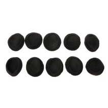 10pcs 50mm 소프트 스폰지 헤드 밴드 헤드폰 헤드폰 패드 쿠션 헤드 커버 교체, 검은색