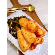 국산재료100% 2kg 알타리 총각김치 달랑무 깍두기 국밥 석박지 김장김치, 프리미엄깍두기2kg