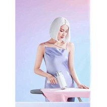 무선 스팀 다리미 다림질 건식 추천 여행용 휴대용 미니, 하얀색