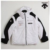 데상트 데상트패딩 PQJ SM423SDJO2-WHT 남녀공용 스위스 스키팀 미드 다운