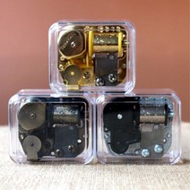 자동 태엽 오르골 보석함 박스 뮤직박스오르골, 3-오르골-에델바이스