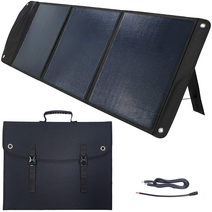 휴대용 태양전지 100W 고효율 RERC 솔라셀 패널 태양열 집열판 태양광 발전, 접이식 태양광 충전기 100W