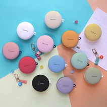 주문제작 수채화 엘지 톤플러스 프리 케이스 키링증정 HBS-PFL7, 톤_플러스_프리_케이스_수채화_화이트, 하단케이스_블랙, 폰트_블랙