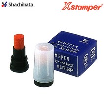 [사치하타] 엑스스템퍼 만년도장 리필잉크 XLR-GP (1개입), 파랑