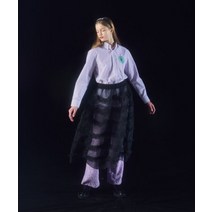MARDI MERCREDI VOLUME SKIRT TIER_BLACK