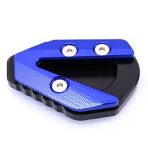 yamaha 호환 YZF-R6 용 YZFR6 R6 바이크 오토바이 액세서리 킥 스탠드 풋 사이드 확장 패드 서포트 플레이트, [03] Blue, 1개