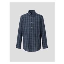 로가디스 로가디스 REGULAR FIT 네이비 빅 체크 패턴 셔츠 (MA2164AC4R)