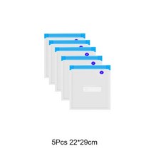 가정용 진공포장기 재사용 가능한 식품 진공 실러 가방 식품 저장 주방 기기 용 충전식, 5pcs-22x29cm